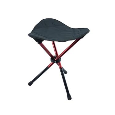 Imagem de Dynwave Banco dobrável com tripé, cadeira de acampamento, assento portátil, cadeira para sentar, churrasco, pátio, X