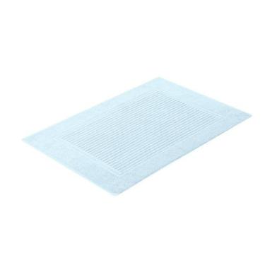 Imagem de Toalha de Piso Pés Tapete Buddemeyer Canelado 100% Algodão, Azul 1165