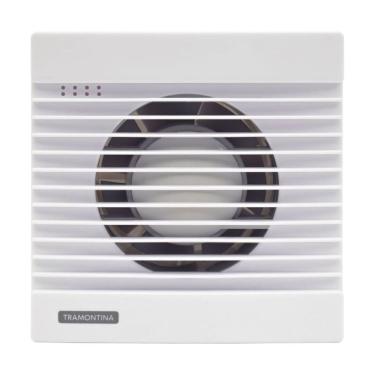 Imagem de Exaustor Domestico Banheiro 127V 15W Parede ou Forro Teto 6 Metros² Antirretorno Tramontina