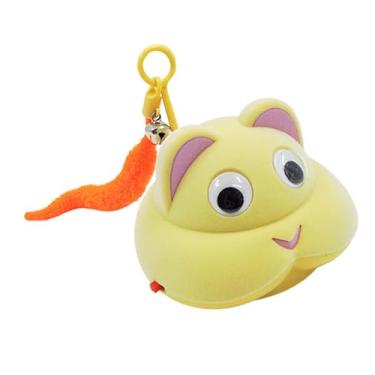 Imagem de WeiLaiKeQi Brinquedo interativo para gatos, brinquedos automáticos para gatos, jogo de camundongos, camundongos eletrônicos ativados por movimento para gatos, Amarelo