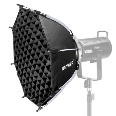 Imagem de Softbox NEEWER octogonal de 22/55 cm com grade em forma de favo de mel