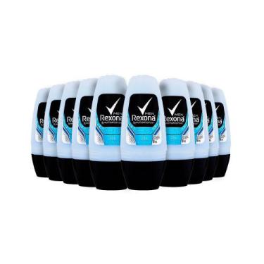 Imagem de Kit com 10 Desodorante Rexona Rollon 50Ml Men Reg Xtra Cool