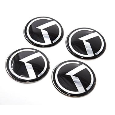 Imagem de LIGHTKOREA 60 mm 4 peças logotipo 3D K centro da roda tampas decalque emblema emblema emblema para Kia Stinger NIRO Rio Sorento Sportage Optima Soul Cerato Forte Carnaval Sedona Cadenza K900 Picanto