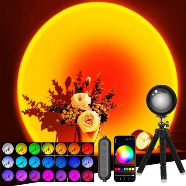 Imagem de Projetor de lâmpada Sunset Lâmpada Neroupe Sunset com controle de APP