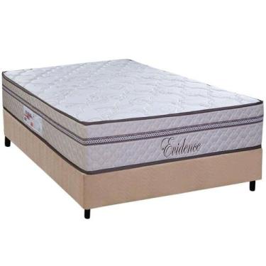 Imagem de Conjunto Box Casal: Colchão Molas Paropas Ensacadas Evidence + Base CR