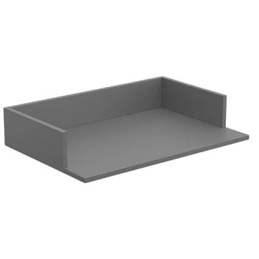 Imagem de Nicho Suporte Parede Para Microondas 60X40cm Mdf Cozinha Lanchonete(CINZA)