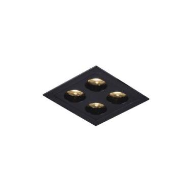 Imagem de Spot de Embutir Nordecor Powerus Led 8W Bivolt - MBLED/NORDECOR, Preto