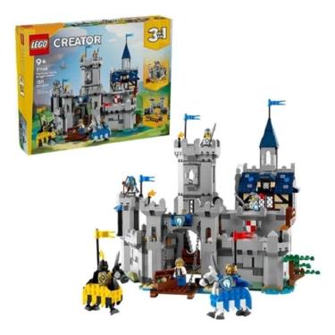 Imagem de Lego 31168 Creator 3 em1 - Castelo Medieval Com Rei e Cavaleiros –  1371 peças