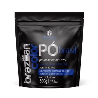 Imagem de Pó descolorante azul 500g - natureza - Natureza Cosmeticos