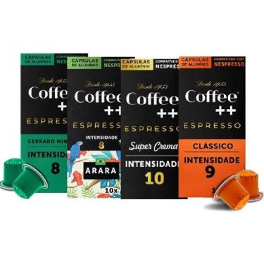 Imagem de Kit 40 Cápsulas Coffee Mais Compatíveis Com Nespresso - COFFEE++