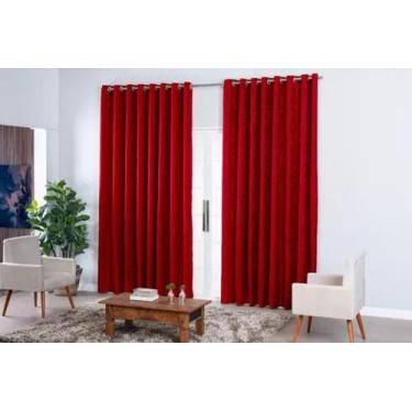 Imagem de Cortina Jacquard Sala Quarto E Cozinha 2,00m X 1,70m - FF Enxovais, Ve