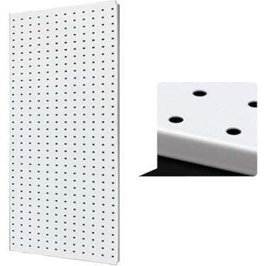 Imagem de Painel De Pegboard De Metal Garagem,peg-board E Organizador De Ferramentas De Prateleira,organizador De Pegboard Montado Na Parede,sistema De Montagem Na Parede De Armazenamento De Garag, Black