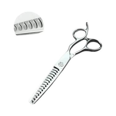 Imagem de Tesoura De Corte De Cabelo Profissional De 6,5" Para Barbeiro, Tesoura