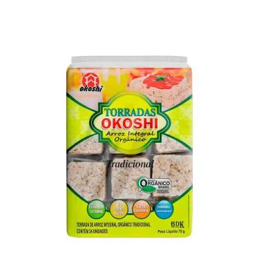 Imagem de Torrada de Arroz Integral Orgânica Okoshi  75g