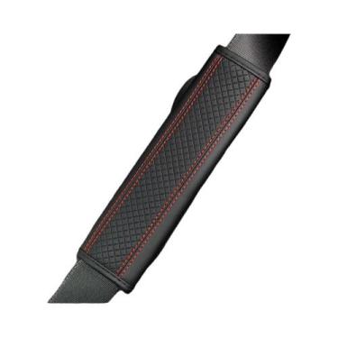 Imagem de Capa De Ombro Para Cinto De Segurança De Carro Em Couro PU Embossado A