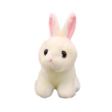 Imagem de Brinquedo bonito do luxuoso do coelho de imitação da boneca animal do 
