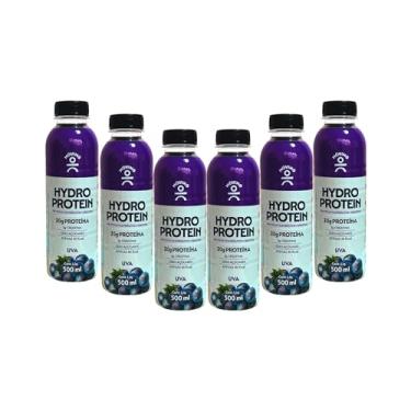 Imagem de Kit 6 Garrafas de Hydro Protein Proteína + Eletrólitos + Creatina sabor Uva de 500mL cada - Moving