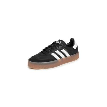 Imagem de adidas Tênis feminino Cblack/Ftwwht/Goldmt SAMBAE W Core blackFtwr Branco/Dourado tamanho 35, Preto, 11 Wide