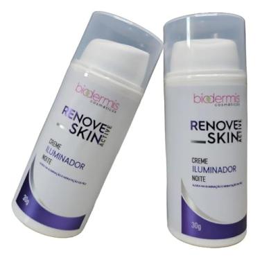 Imagem de kit 2 Renove Skin Active Creme iluminador de manchas melasma Biodermis