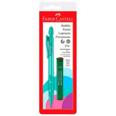Imagem de Lapiseira 0.5mm Bubble Verde água pastel Faber-Castell
