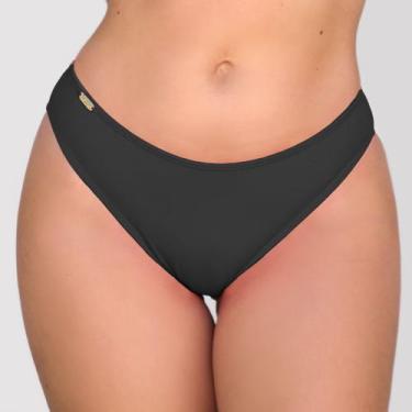 Imagem de Calcinha de Biquíni Clássica Comportada - Estigma, GG, Preto