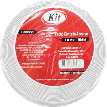 Imagem de Velcro, Kit, 16 mm, Adesivo Branco, 10 Metros