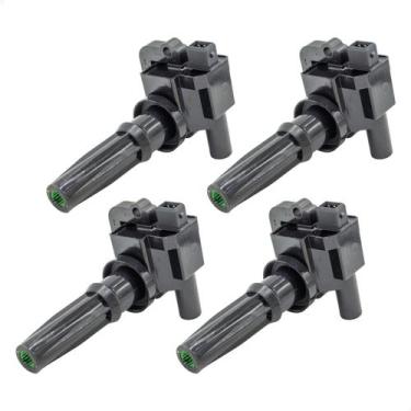 Imagem de Kit 4 Bobina de Ignição Jac J6 2.0 16v 2011 a 2016 2 Pinos Supressor -