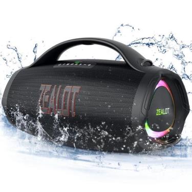 Imagem de Alto-falante Bluetooth ZEALOT 2025 160W RMS 36000mAh IPX6 à prova d'ág