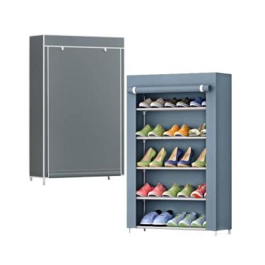 Imagem de Sapateira 5 Prateleiras Para Organizar 15 Pares Sapatos Calç