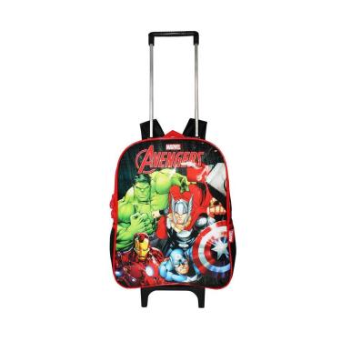 Imagem de Mochila Vingadores Infantil Rodinhas Escolar Novo Meninos