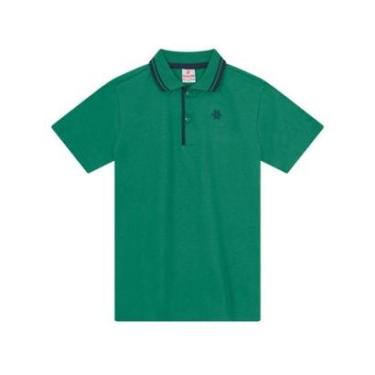 Imagem de Camiseta Polo Infantil Masculina Brandili-Masculino