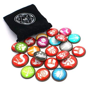 Imagem de Dahan Dice D&D Tokens - NPC and Class Counters for Dungeons and Dragons