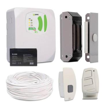 Imagem de Fechadura Eletroímã Carregador F200 Wifi Cabo 30m Botoeira - Ipec