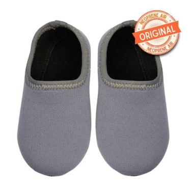 Imagem de Sapatilha Neoprene Air Original Infantil Cinza Liso - Conforto e Segur