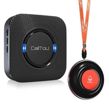 Imagem de Caregiver Pager CallToU Wireless Call Bell para idosos
