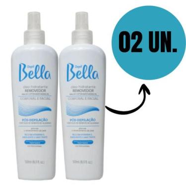 Imagem de Kit Óleo removedor Depil Bella Algodão 500ml C/2UN