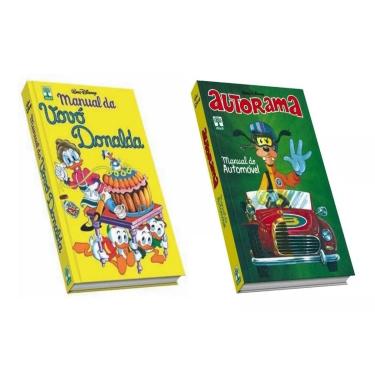 Imagem de Kit Manual da Vovó Donalda &amp; Manual do Automóvel Autorama Walt Disney Edição de Colecionador Editora Abril Capa Dura