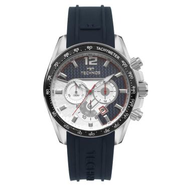 Imagem de Relógio Technos Masculino Ref: Js25bcf/2a Cronógrafo Prateado