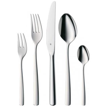 Imagem de Conjunto de Talheres 30 Peças para 6 Pessoas, Aço Inoxidável Escovado, WMF