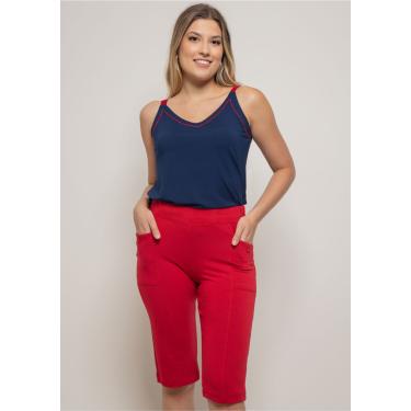 Imagem de Bermuda Pau a Pique Moletinho Vermelho