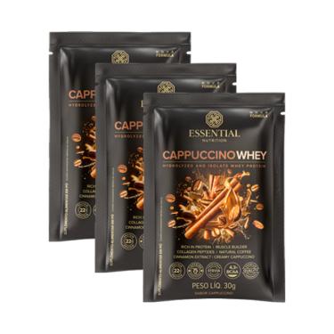 Imagem de Kit 3X: Espresso Whey Sachê Essential Nutrition 30g