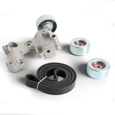 Imagem de Kit de polia tensora de correia de transmissão 4 peças 38410 para Lexus ES350 2007-2012, para Lexus RX350 2007-2009, para Toyota Avalon 2015-2012, para Toyota Camry 2007-2011, para Toyota Sienna 2007