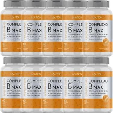 Imagem de Kit 10X Complexo B Max - 60 Cápsulas - Lauton Nutrition-Masculino