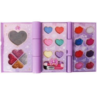 Imagem de Kit Maquiagens Completo com Espelho Make STAR - Unitoys