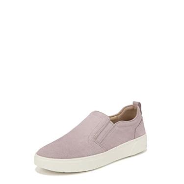 Imagem de Vionic Tênis feminino Kimmie Perf- slip-on confortável que inclui uma palmilha de suporte de arco embutida que ajuda a corrigir a pronação e aliviar a dor no calcanhar causada pela fascite plantar, Camurça roxa lilás, 10
