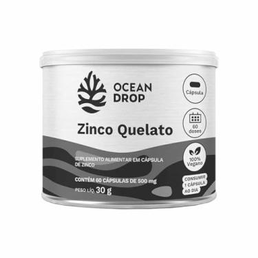 Imagem de ZINCO QUELATO 60 CAPSULAS 500MG OCEAN DROP