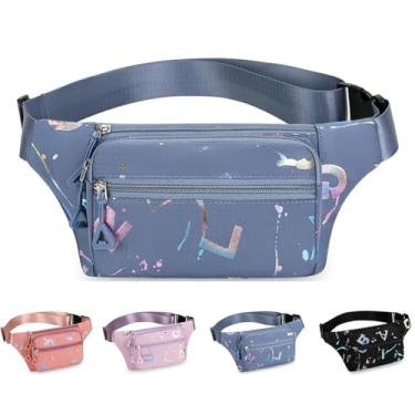 Imagem de Pochete feminina com alça ajustável para viagem casual, corrida, caminhada, ciclismo, Estilo Q