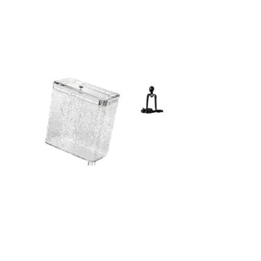 Imagem de Fenteer Escultura de Lixeira para Armário de Cozinha, Estatueta Decorativa, Tampa Portátil, Ornamento para Banheiro, Quarto, Estante, Lareira, Mesa