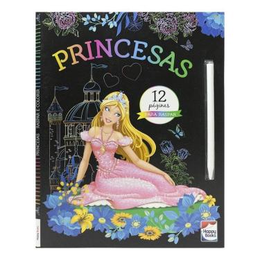 Imagem de Raspar e Colorir - Princesas