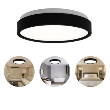 Imagem de Plafon Luminária LED 36W Essence Black Multicolor 34cm Preto Fosco – Disoma | Luz 3 em 1 3000K/4000K/6000K | Painel de Sobrepor Bivolt | Iluminação Moderna e Econômica